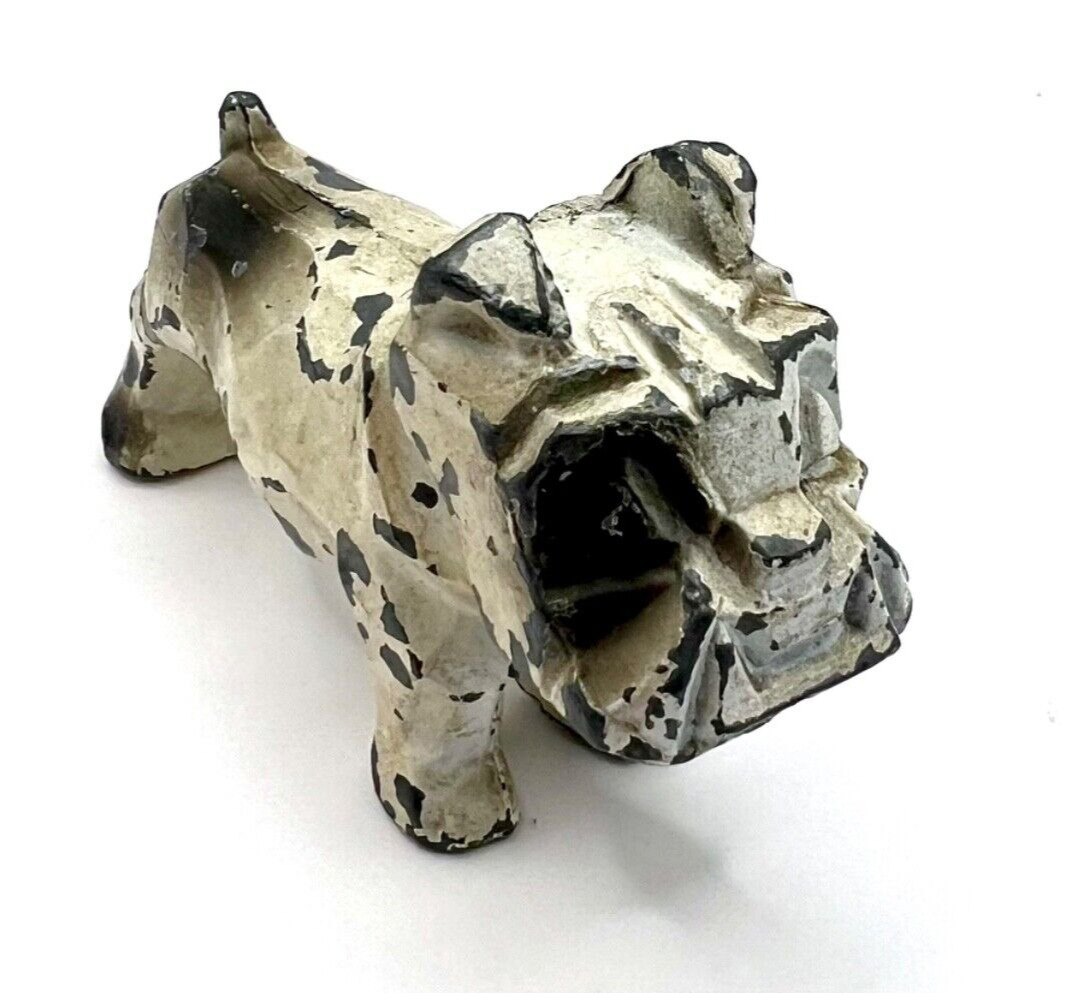 Vintage Cast Steel Bulldog Great Patina