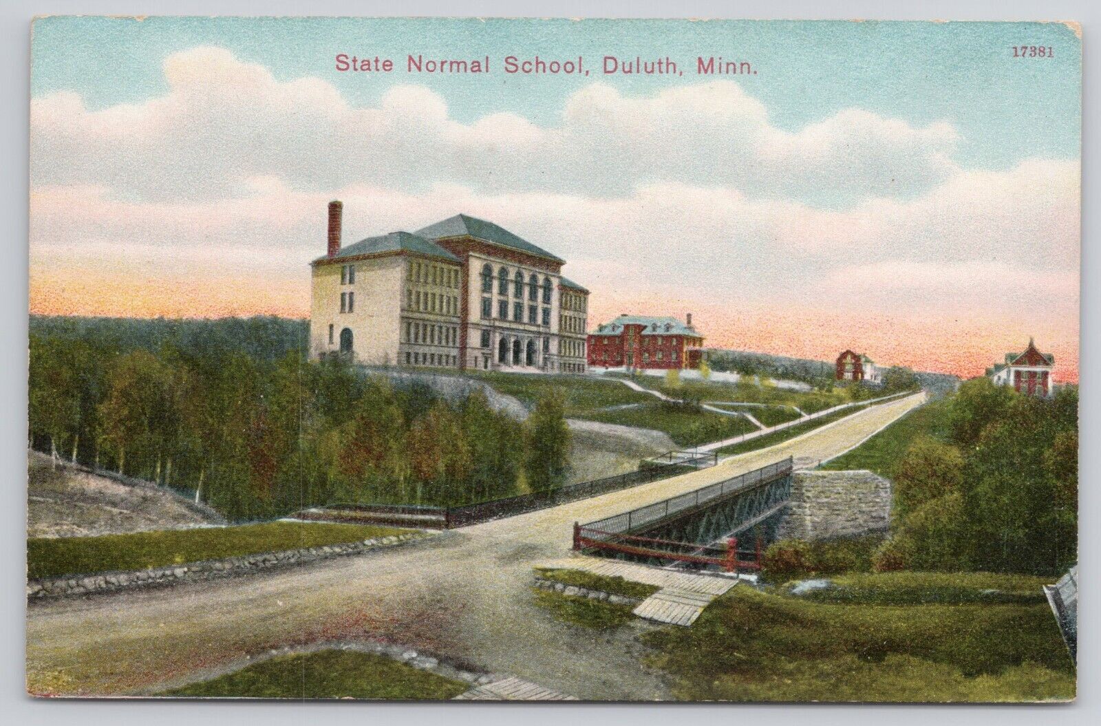 State Normal School Duluth MN Minnesota Postcard