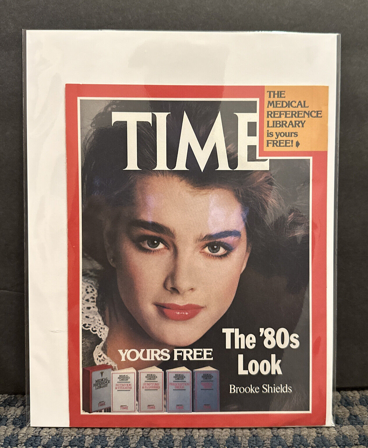 1981 TIME Magazine Promo/Insert Card, Brooke Shields (B1)-2