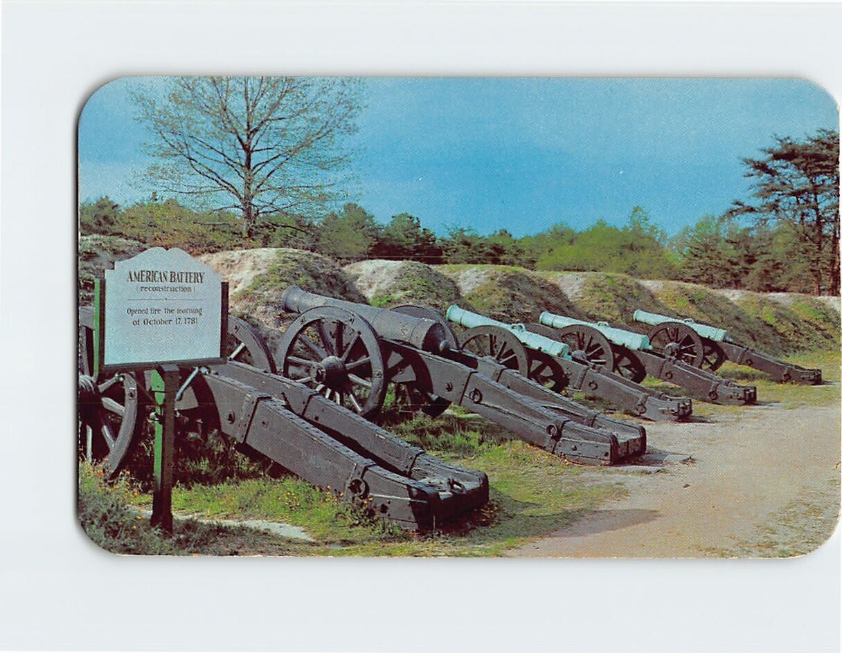 Postcard American Battery Yorktown Virginia USA