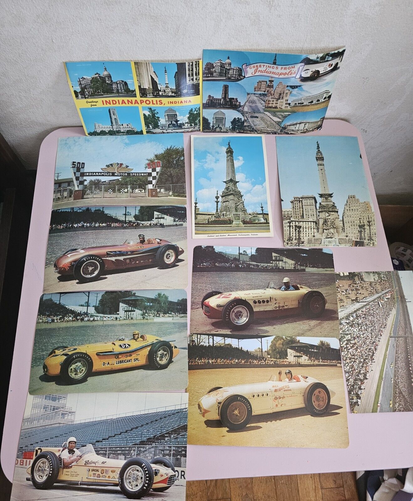 Vintage Indianapolis  Postcards Lot Of 11 Pcs