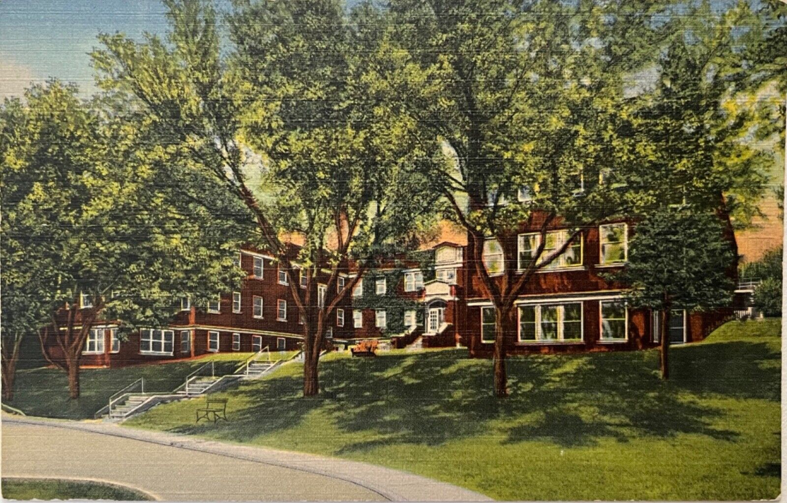 Omaha Immanuel Deaconess Institute Home for Aged Nebraska Vintage Postcard c1960
