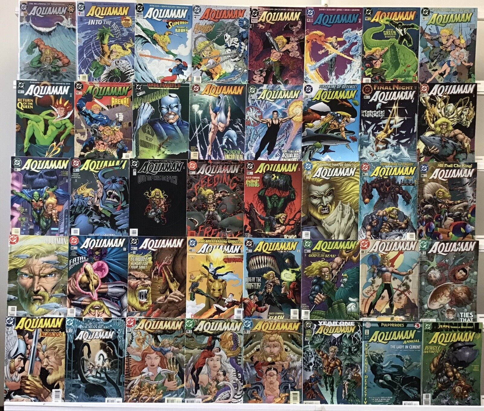 DC Comics - Aquaman 5th Series - Comic Book Lot of 40