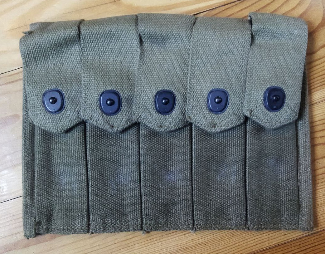 WW2 US Army Thompson 5 Storage Bags Ammo Pouch-Military Small Parts Bags New