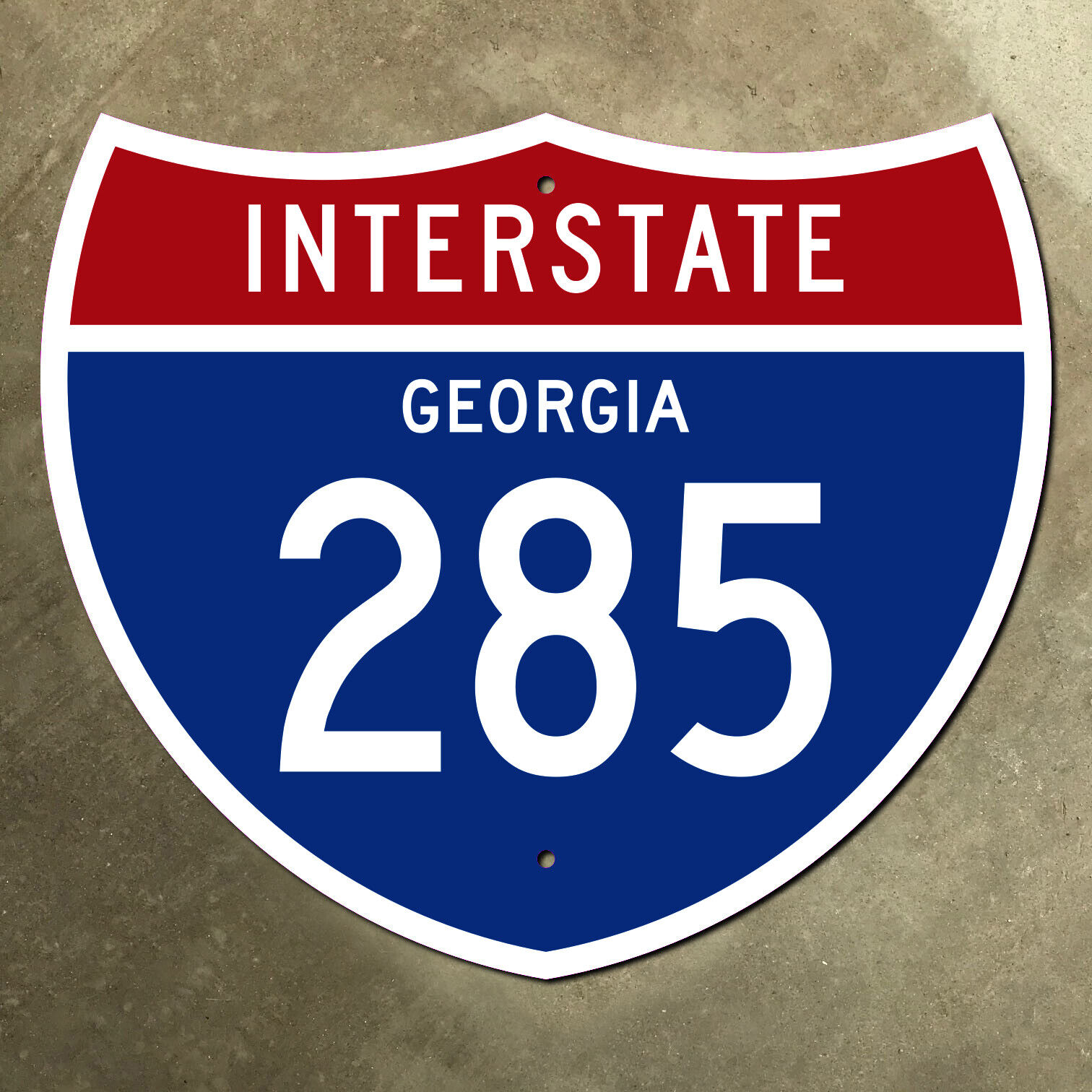 Georgia interstate route 285 highway marker road sign 21x18 Atlanta loop 1961