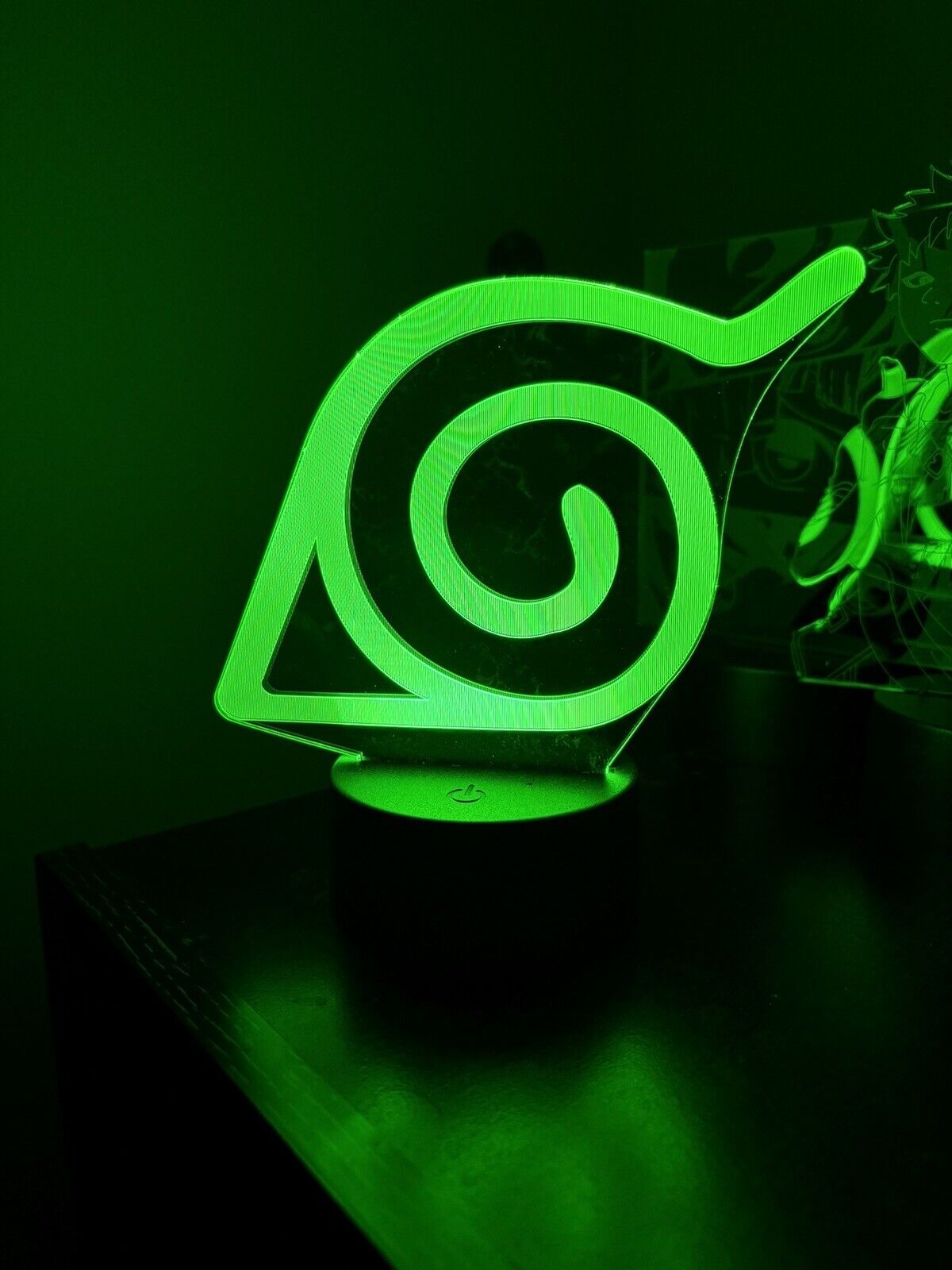 Naruto: Leaf Village Symbol 3D LED USB 7-Colors: Color Changing Night Light