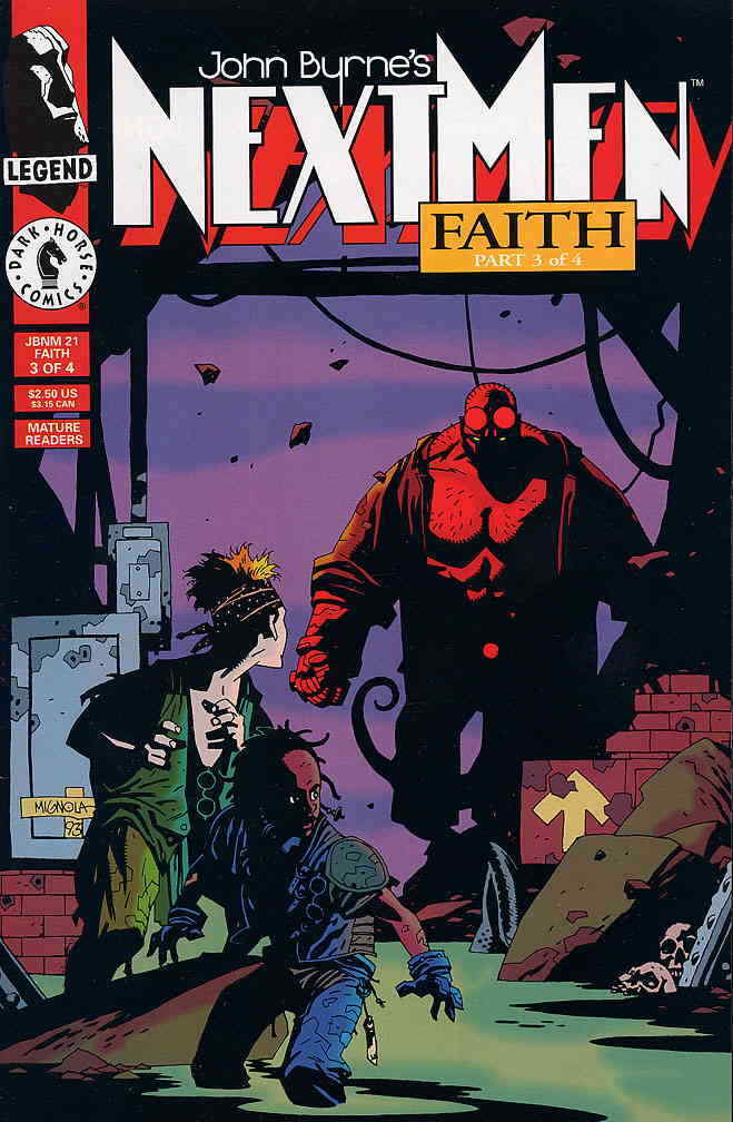 Next Men (John Byrne\'s ) #21 VF; Dark Horse | Hellboy - Faith 3 - we combine shi