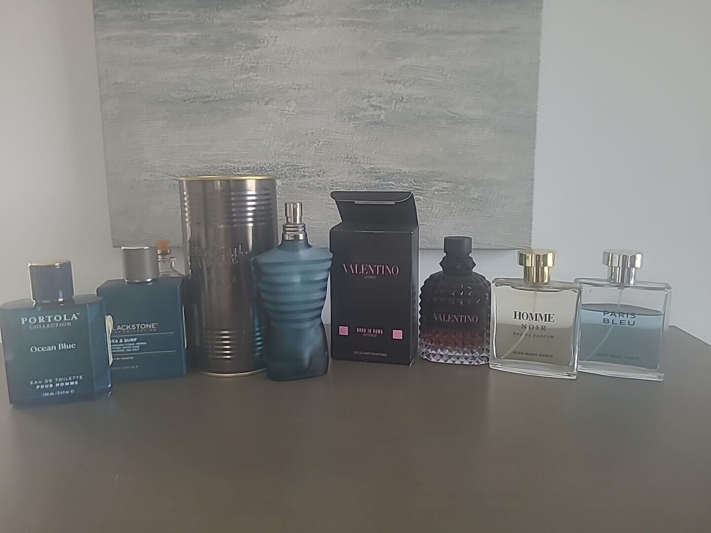 Cologne Lot For Men Used- Men’s Fragrance Lot Of 7 - Includes Jpg, Valentino Etc
