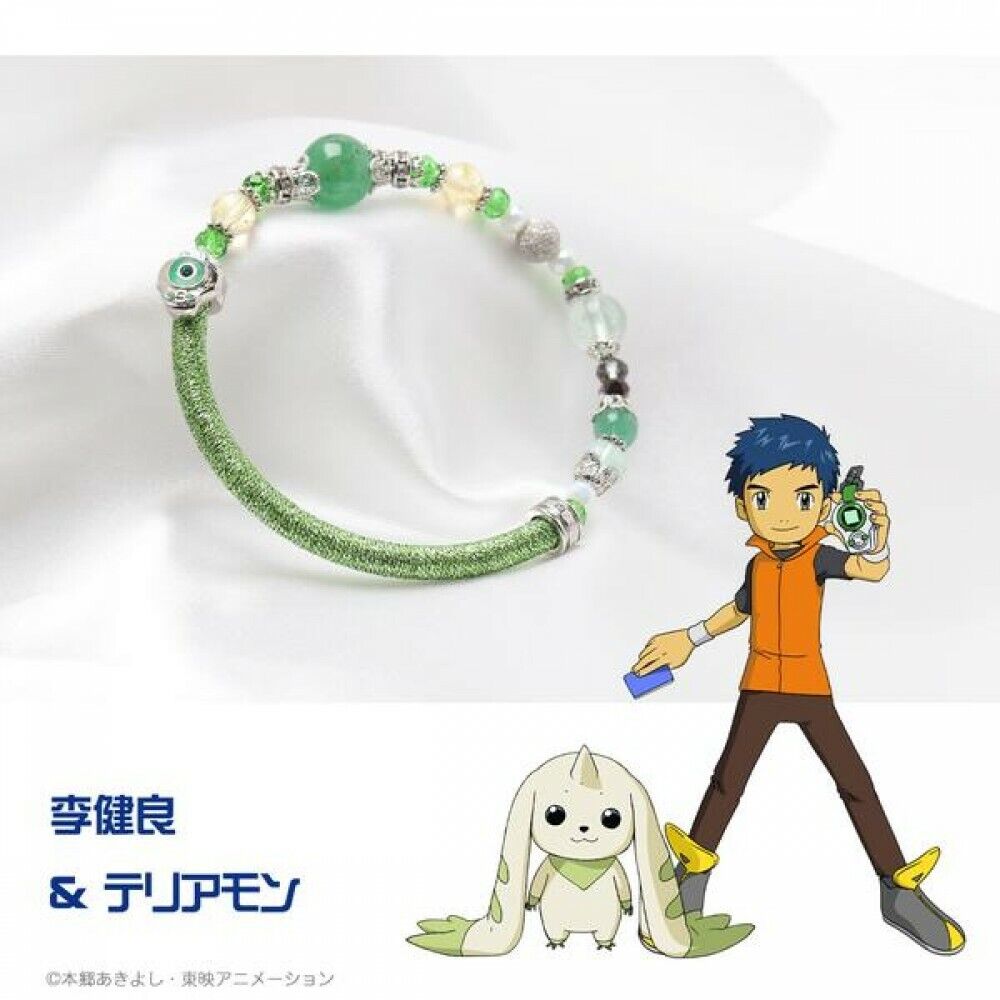 Presale Digimon Tamers Henry Wond & Terriermon Wind Cord Bracelet Japan Limited