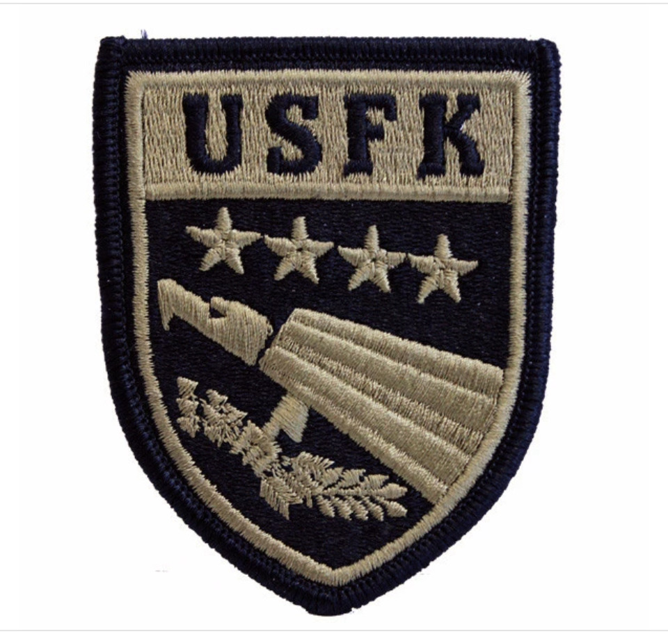 GENUINE U.S. ARMY PATCH: U.S. FORCES KOREA - EMBROIDERED ON OCP