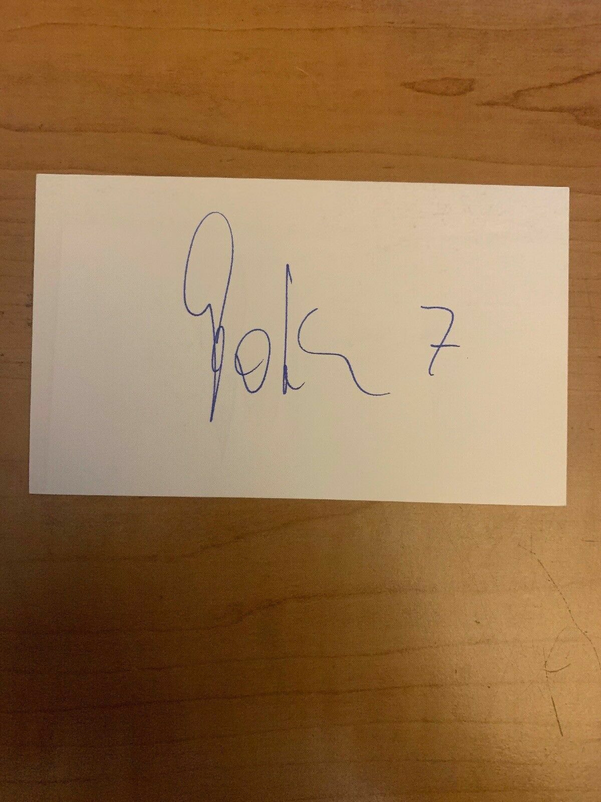 MARTIN GROTH - SOCCER - AUTOGRAPH SIGNED - INDEX CARD - AUTHENTIC- B6735
