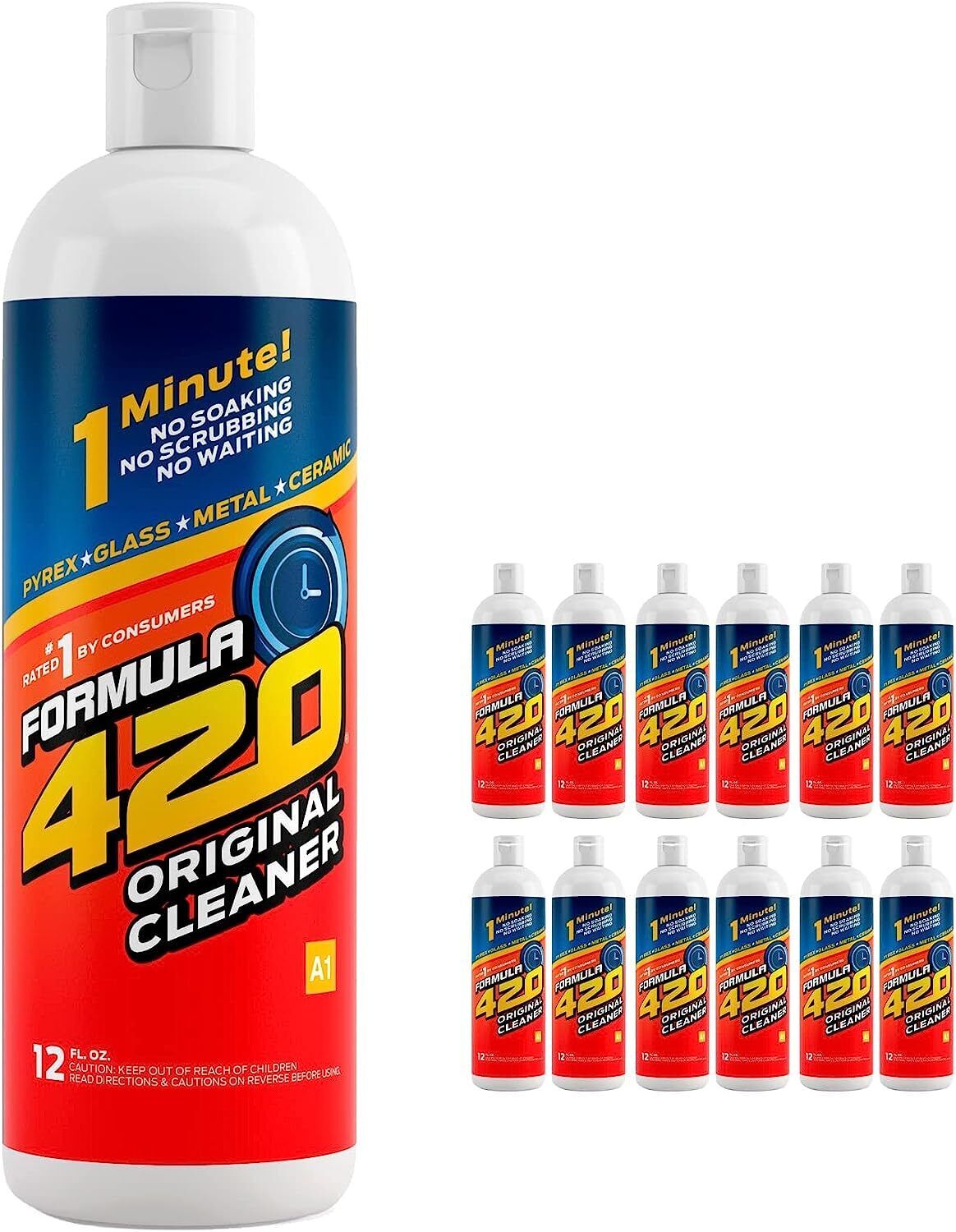 5 Pack Formula 420 Original Cleaner Glass Cleaner 12 oz FRESH STOCK  5X