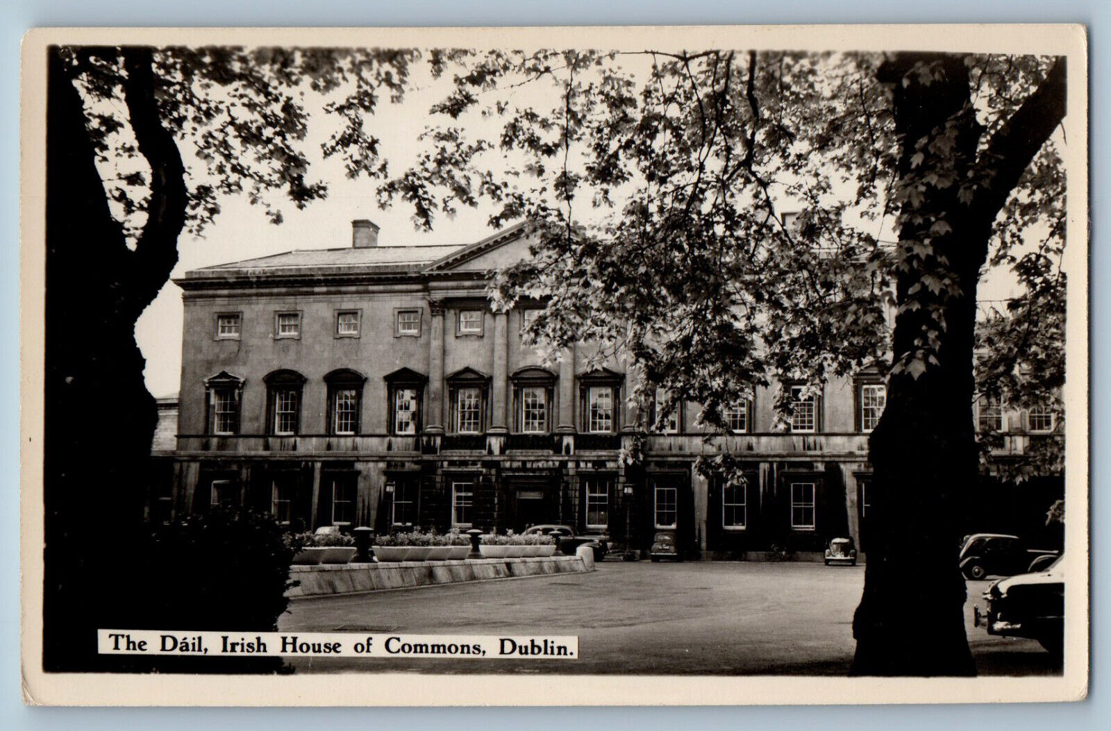 Dublin Ireland Postcard The Dail House of Commons c1930\'s RPPC Photo
