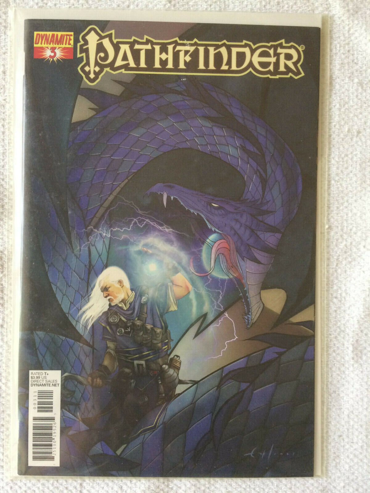 Pathfinder #3 2012 NM Dynamite Comics Cover Erik Jones (3D) POSTER
