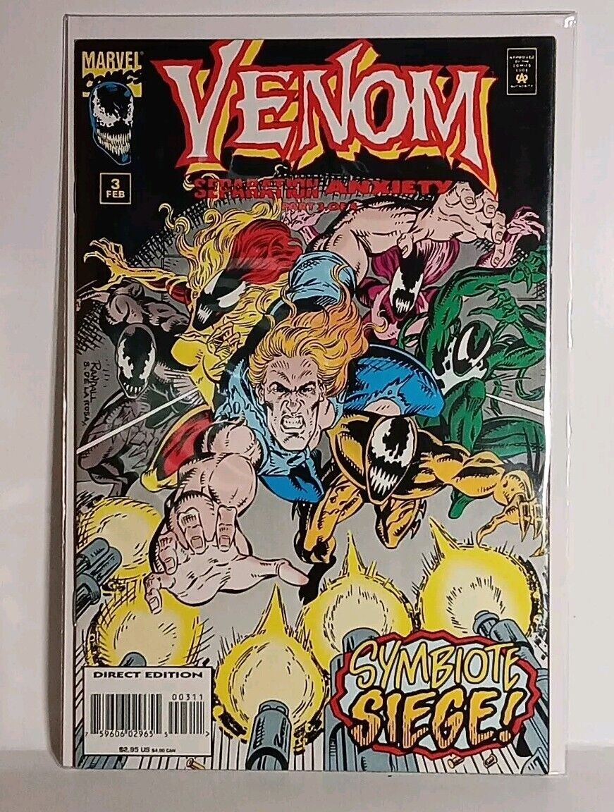 Marvel Comics Venom Separation Anxiety Issue #3 Direct Edition 1995