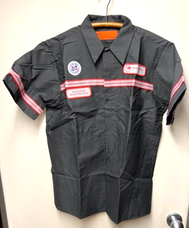 Vintage Black Northwest Airlines Short sleeve shirt in size Large