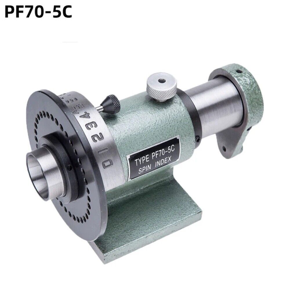PF70-5C Simple Indexing Head 5C Chuck Equal Split Drilling and Milling Grinder