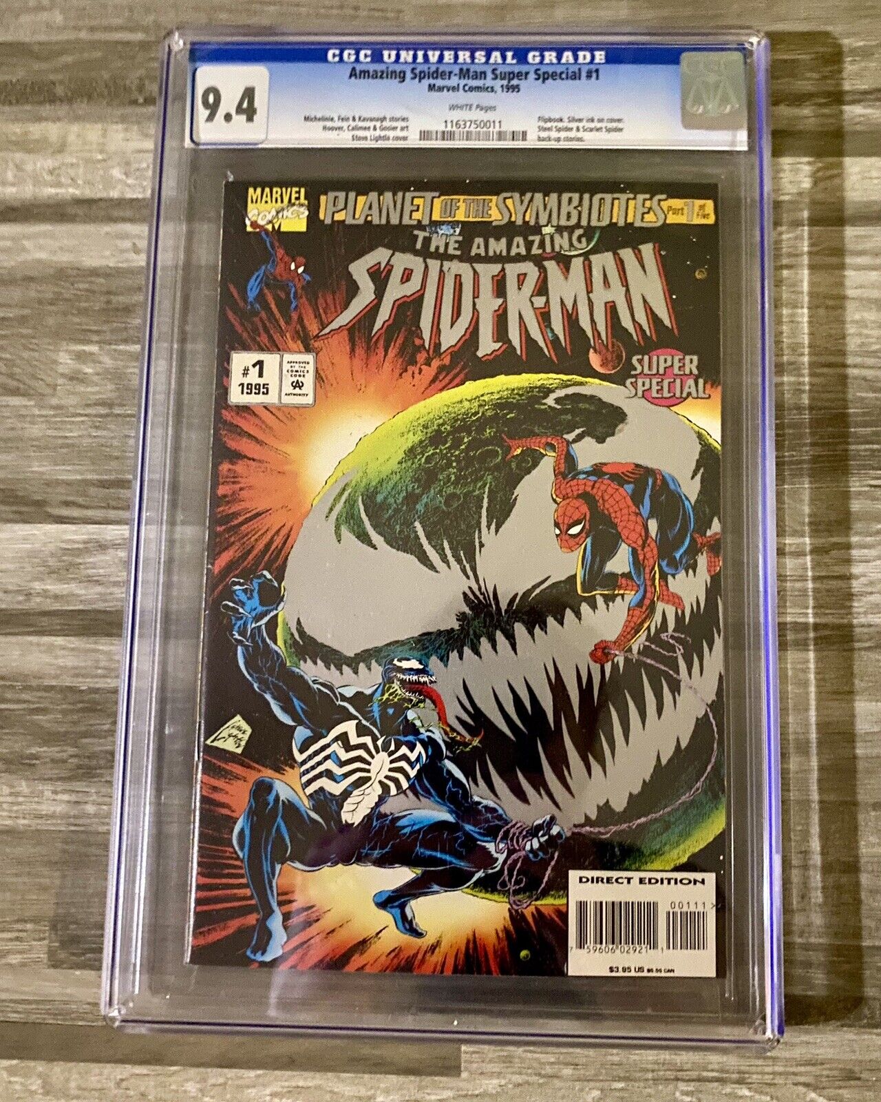 Amazing Spider-Man Super Special #1 (1995) Marvel CGC 9.4 White Venom