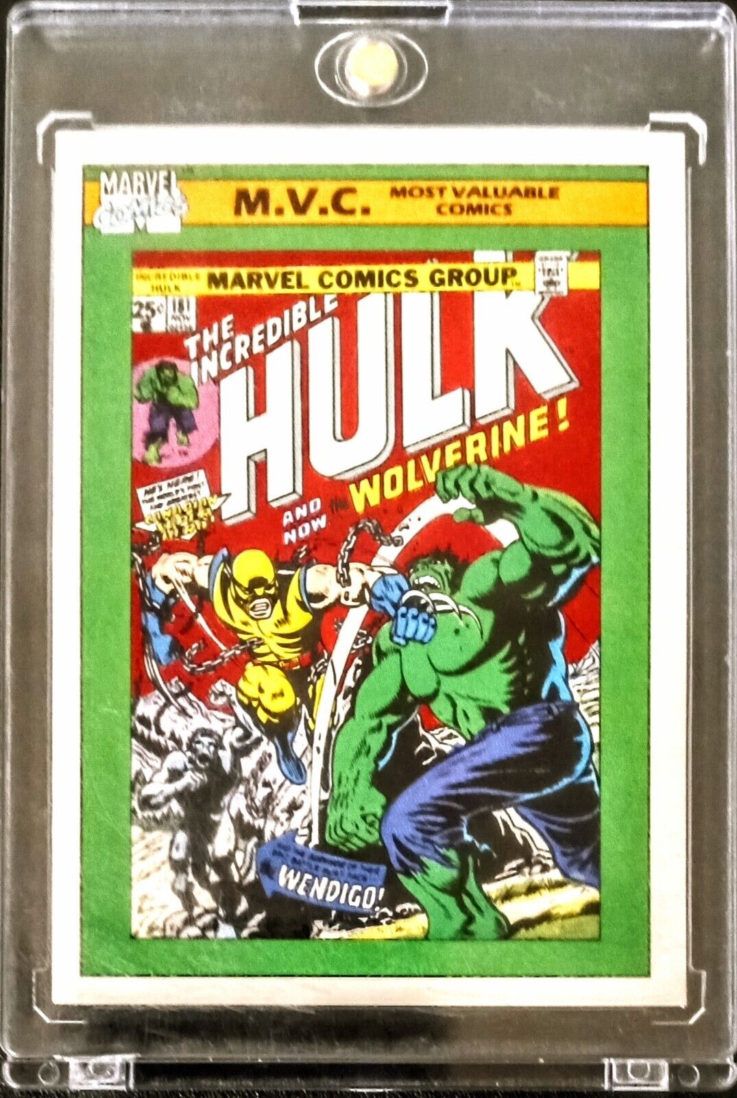 1990 impel (RARE ) M.V.C. -the Incredible Hulk #134