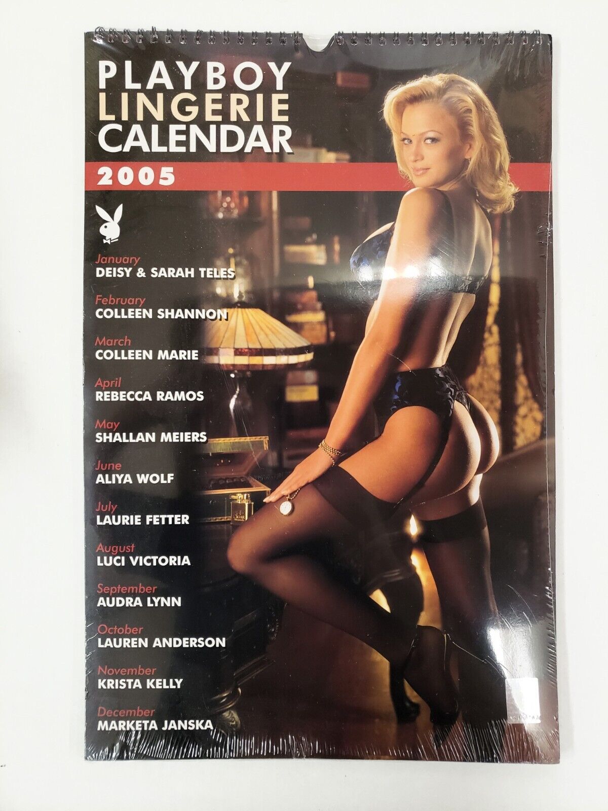 2005 Playboy magazine Lingerie Playmate Wall Calendar NEW SEALED