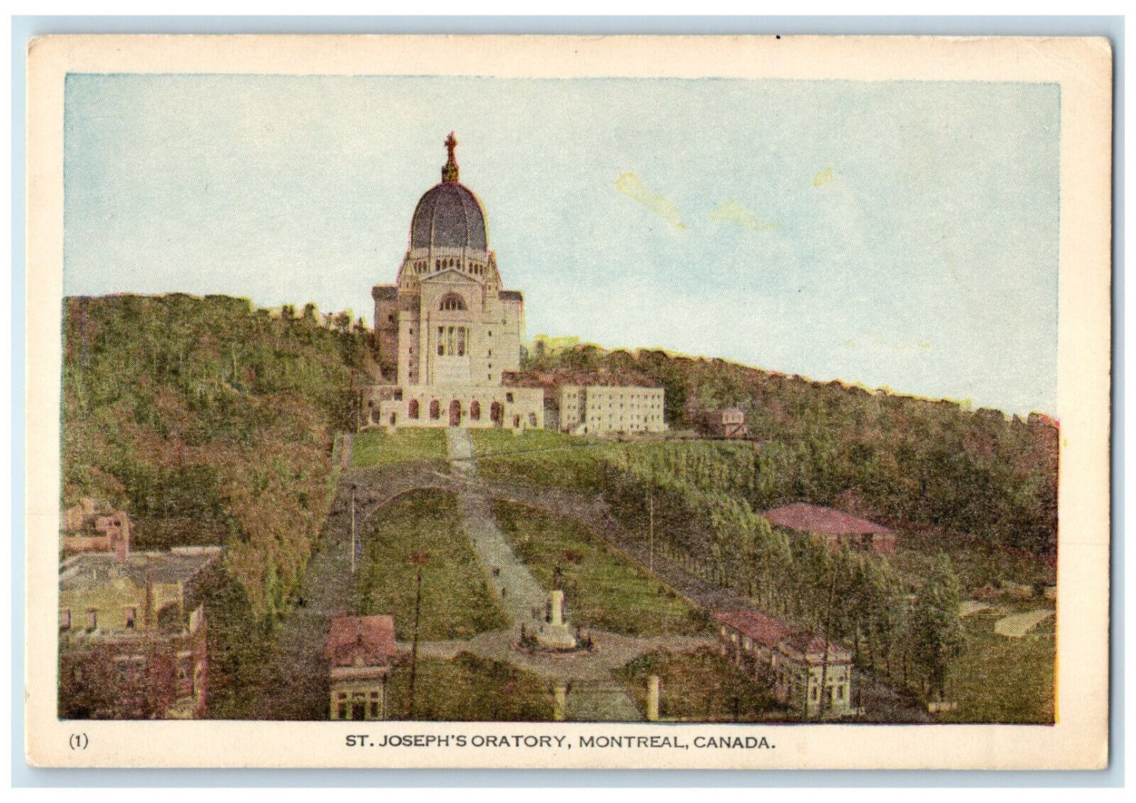c1930's St. Joseph's Oratory Montreal Quebec Canada Unposted Postcard