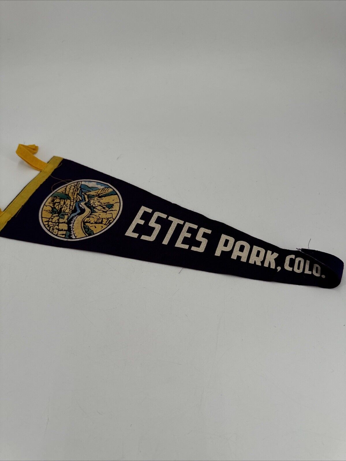 Vintage Estes Park Colorado Pennant Flag 17”