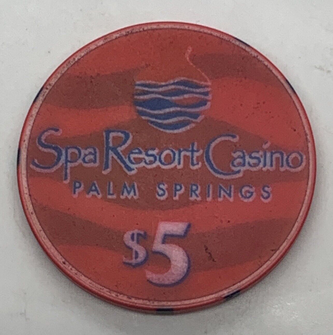 Spa Resort (Palm Springs) Agua Caliente (Rancho Mirage) CA $5 Casino Chip