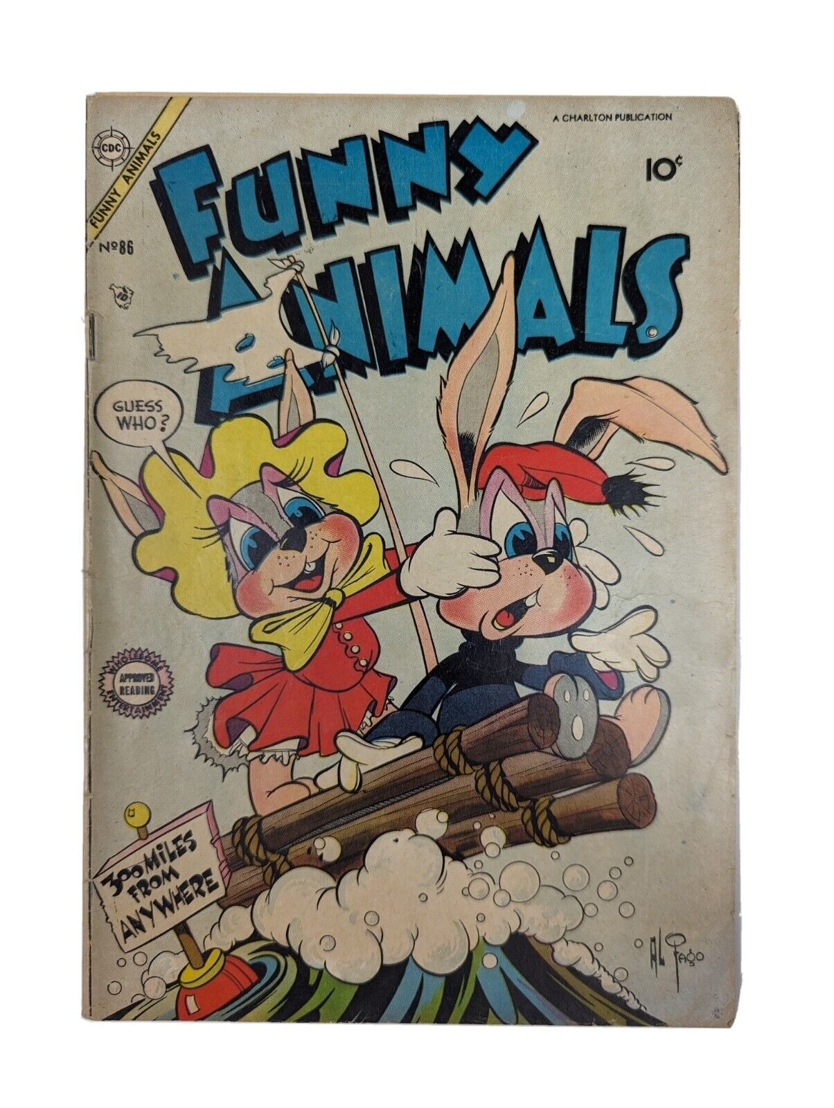 Funny Animals #86 Golden Age 1954 VG 