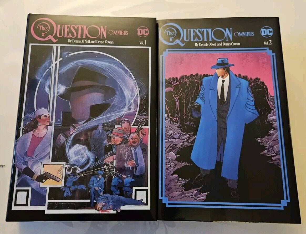 The Question Omnibus Vol. 1 & Vol. 2 DC Comics Dennis O'Neil 
