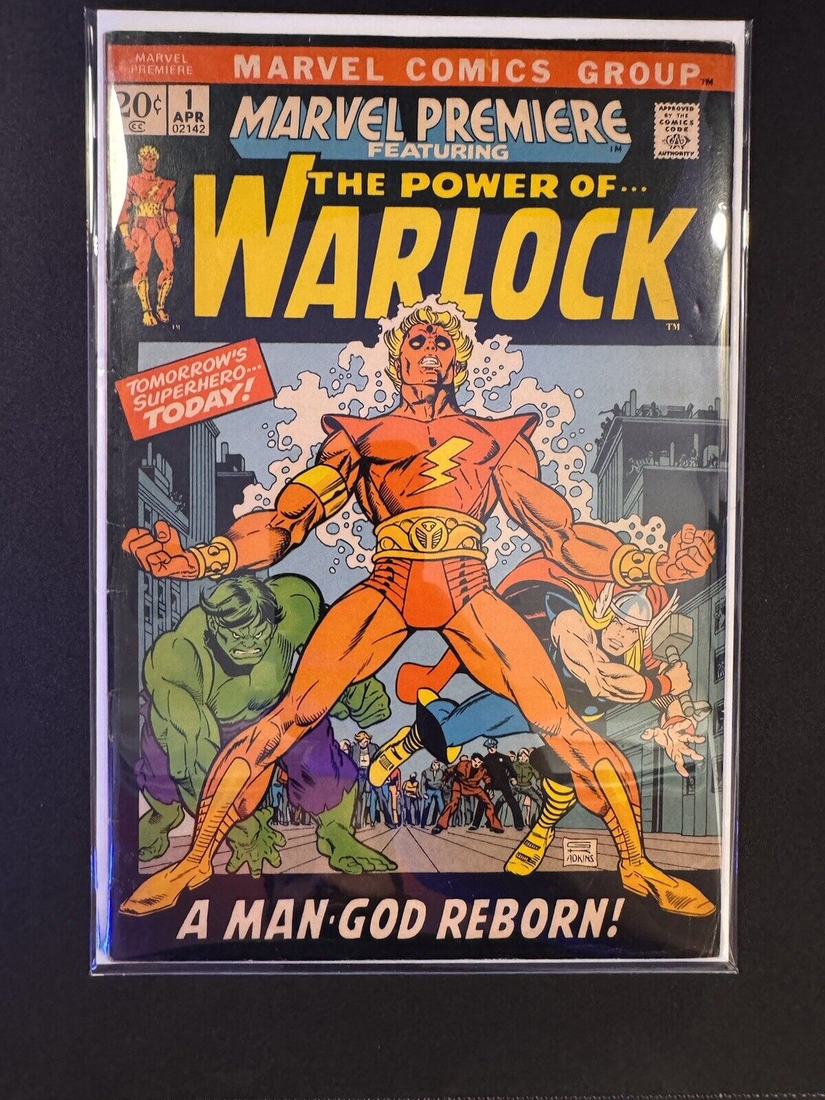 💥 MARVEL PREMIERE FEATURING POWER OF WARLOCK #1, 1972, 1ST APPEARANCE WARLOCK