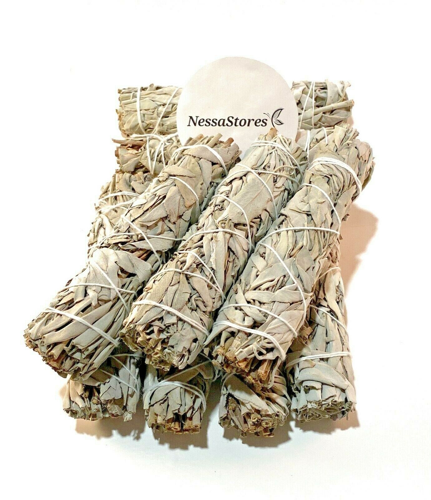 NessaStores California White Sage Smudge Stick Incense 6\