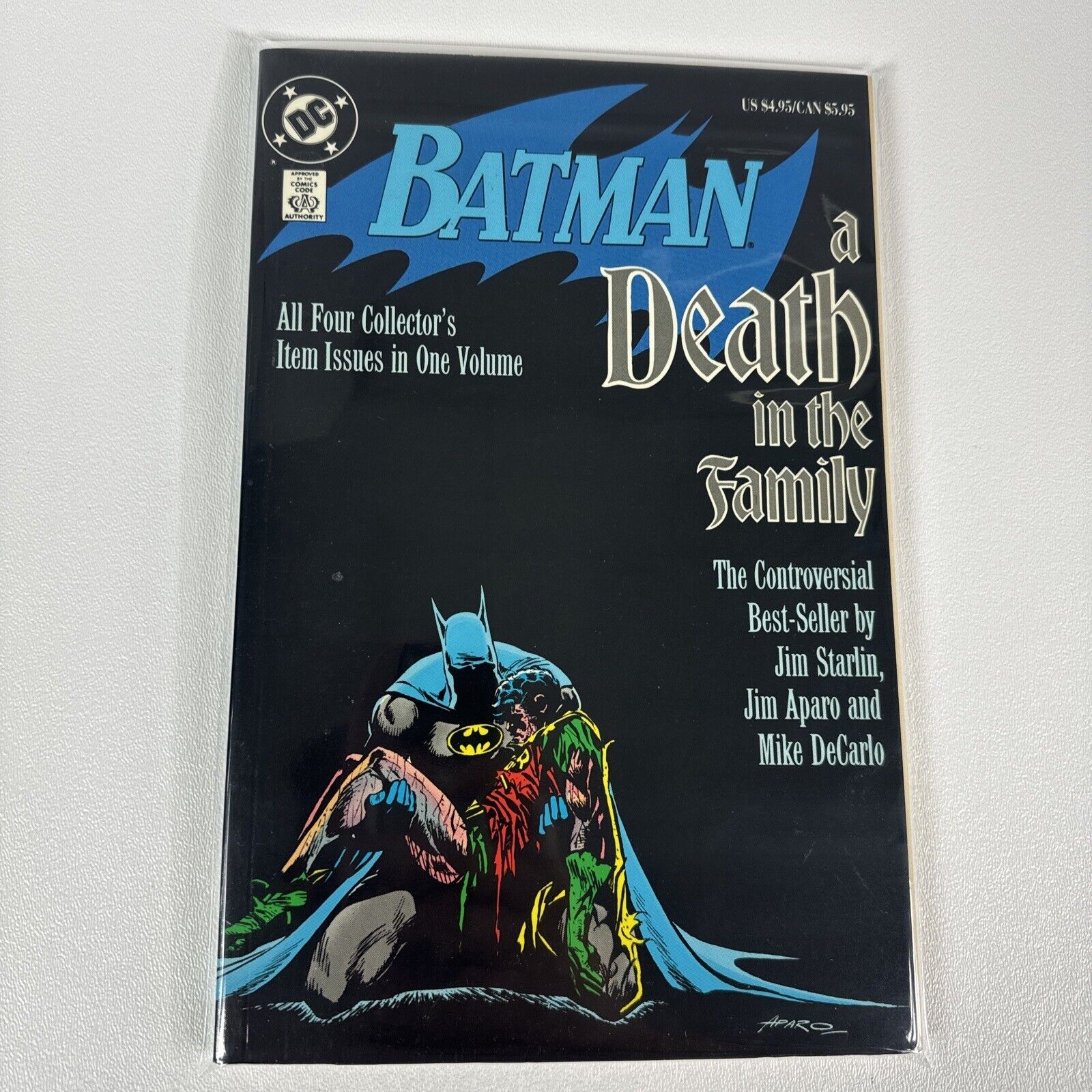 Batman A Death In The Family TPB 1988 Four Issues in One Volume DC Comics