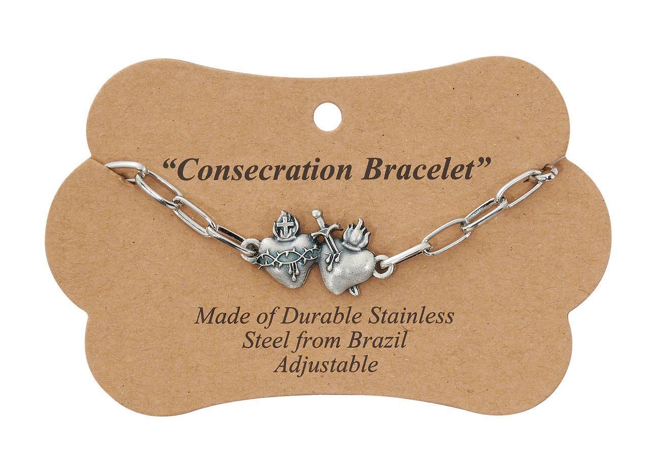 Immaculate Sacred Consecration Adjustable Bracelet Comes with Hang Bag
