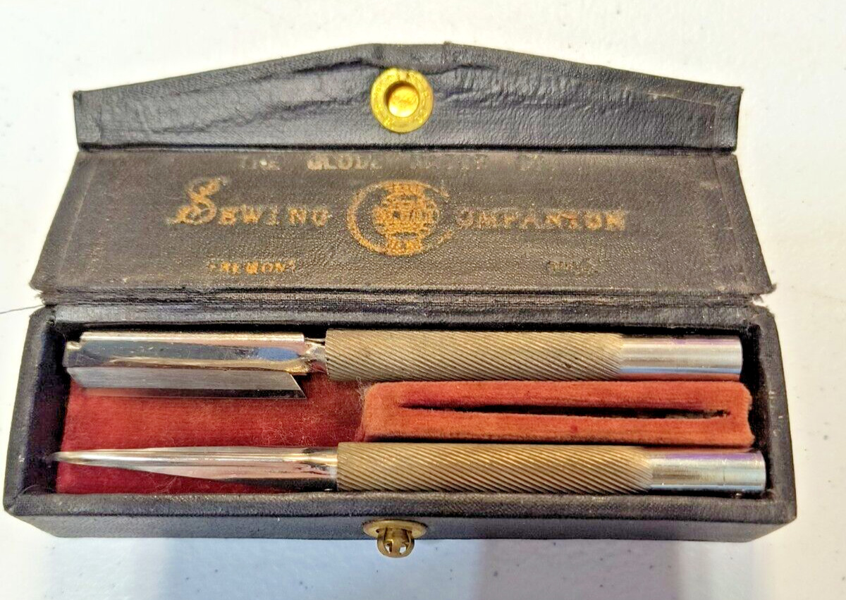Antique Globe Sewing Companion Kit, The Unsinger Razor Blade Co.