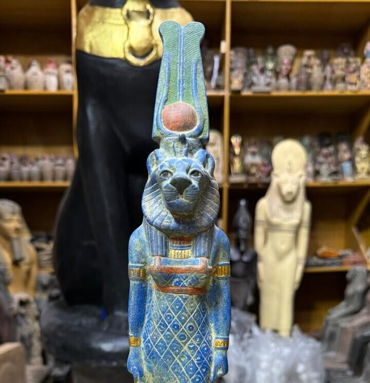 UNIQUE Ancient Antiques Of Goddess Of War Rare Pharaonic Statue Of Sekhmet BC