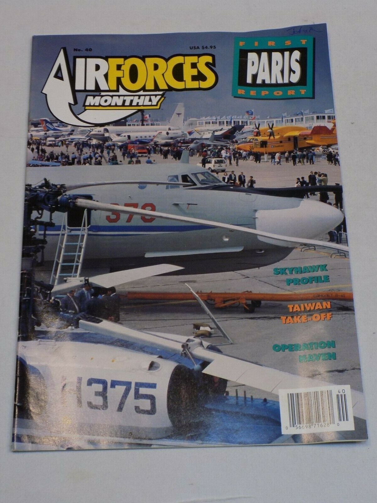 Airforces Monthly Magazine July 1991 Skyhawk Taiwan Operation Haven A-4 Mission