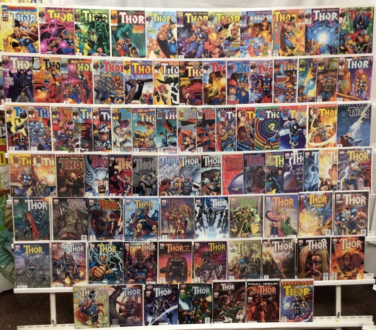 Marvel Comics The Mighty Thor Run Lot 1-85 Plus Annual 2001 Missing 25,82,83