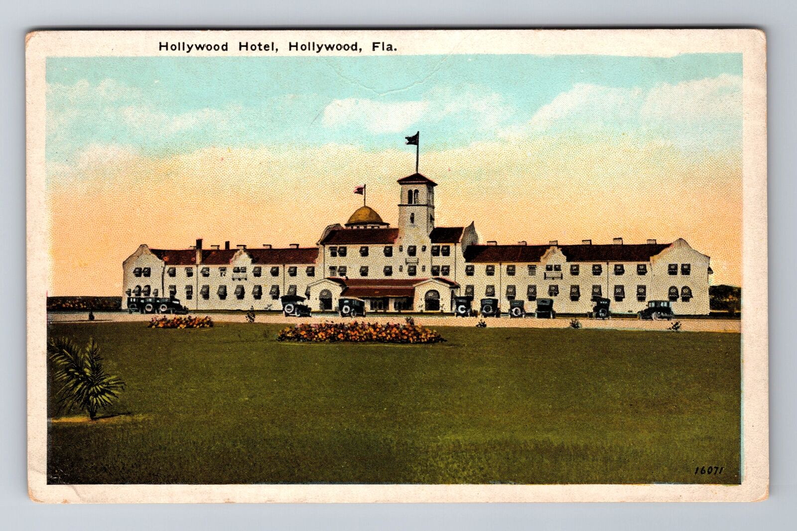 Hollywood FL-Florida, Hollywood Hotel, Advertising, Vintage Souvenir Postcard