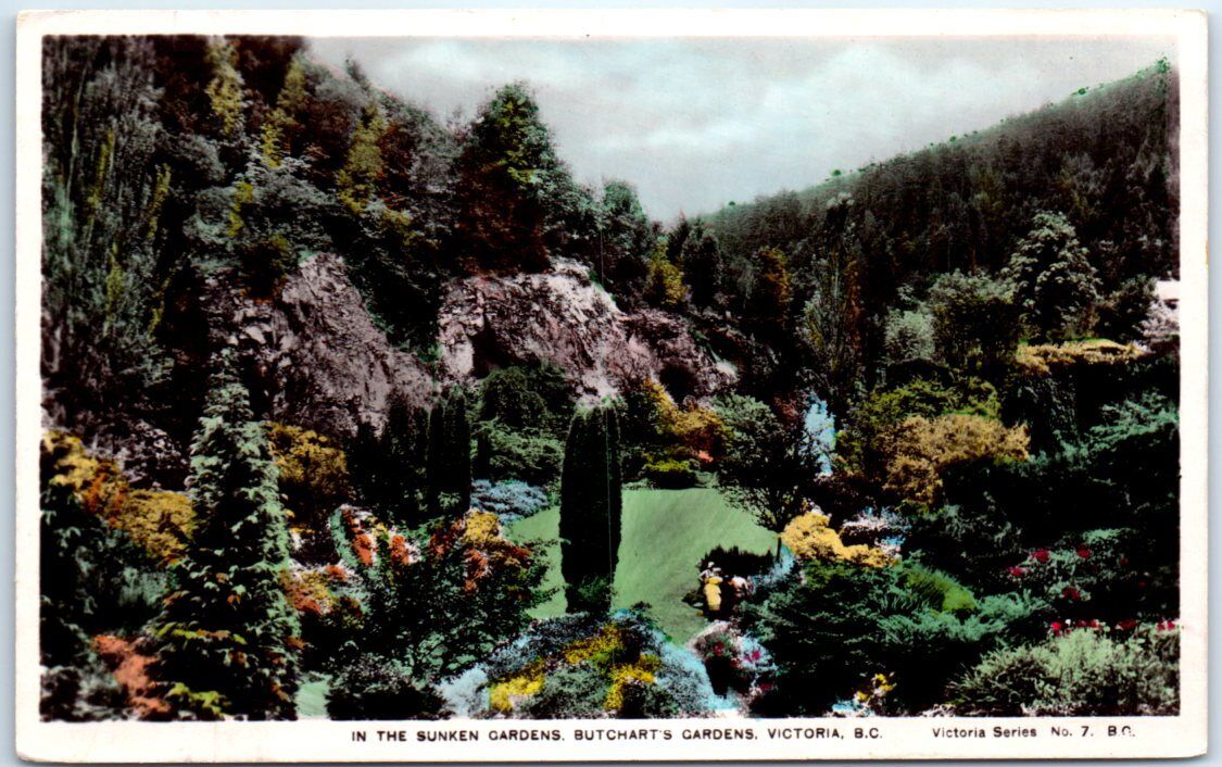 Sunken Gardens, Butchart\'s Gardens, Victoria, British Columbia, Canada