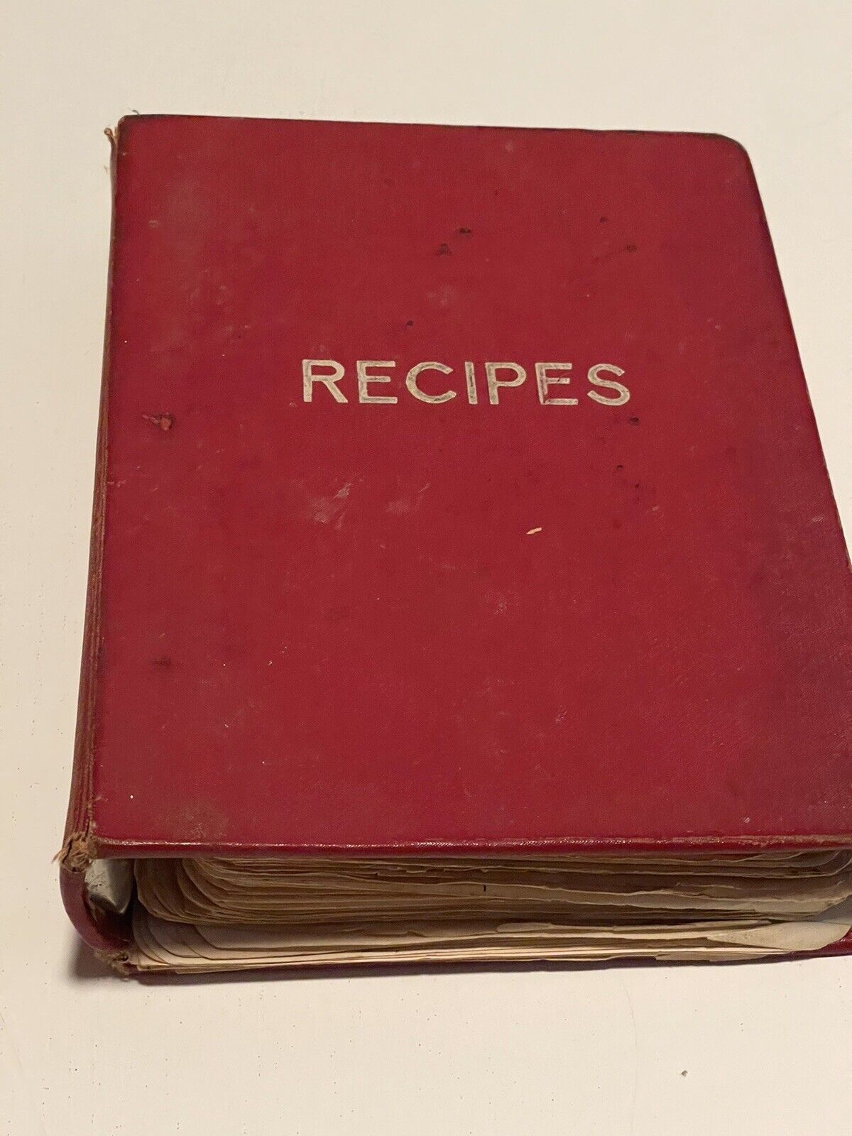 Recipe Book full Of Handwritten Recipes/recipe Clippings 
