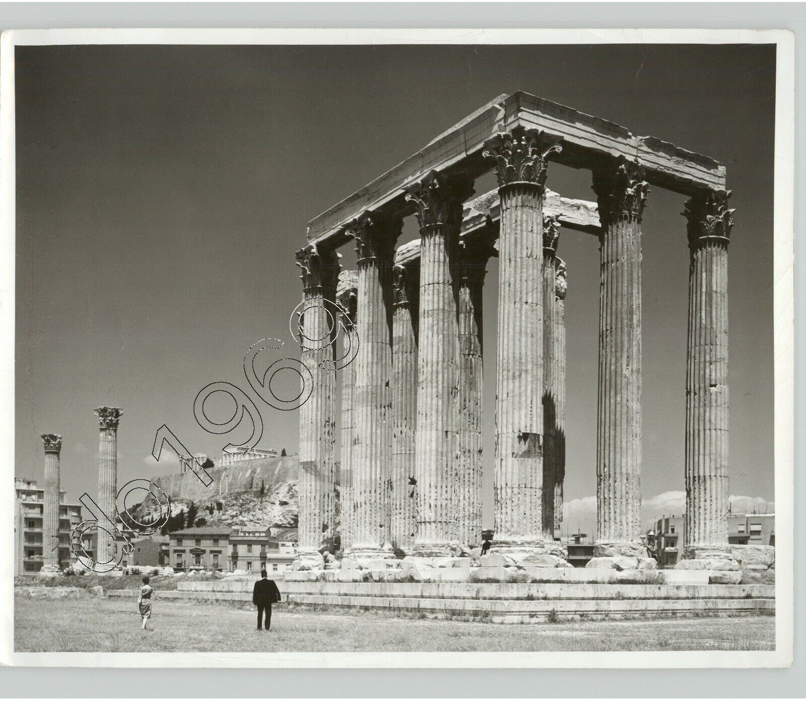 VTG ARCHITECTURE Parthenon, GREEK RINUS, Athens 1960s. Dick Kent Press Photo