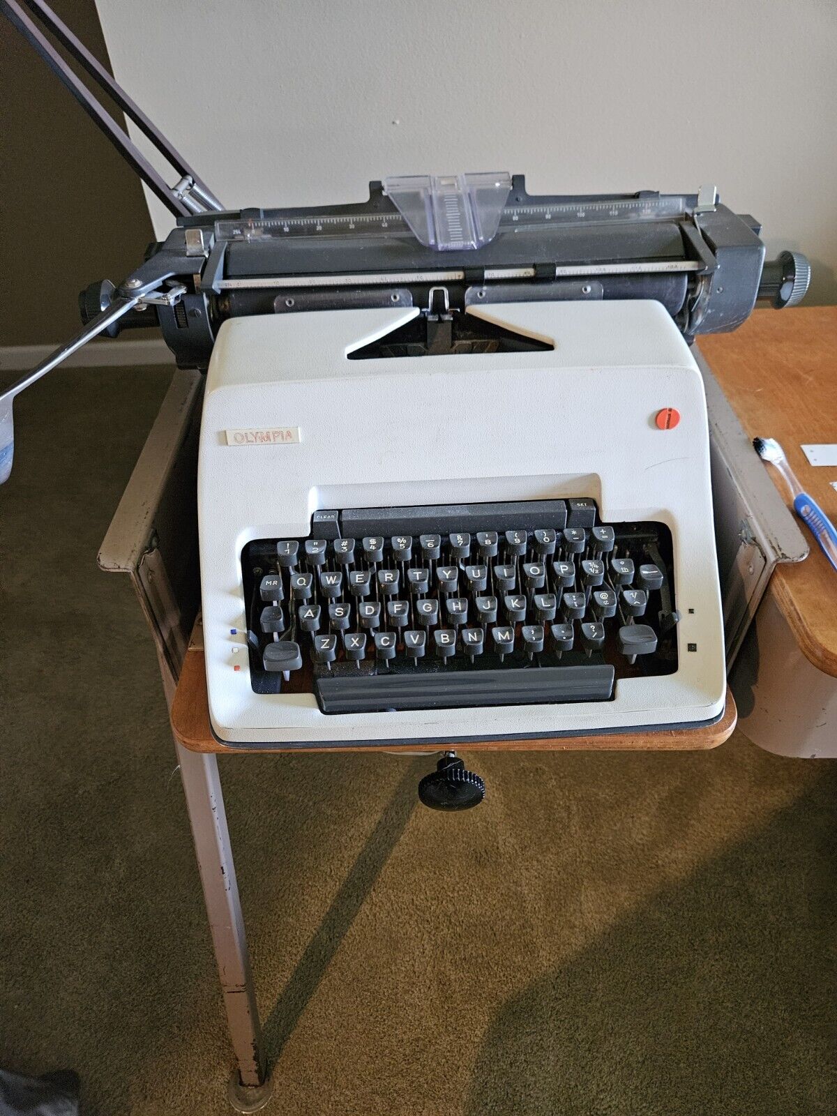 RARE Unique Typeset OLYMPIA SG3 Typewriter 