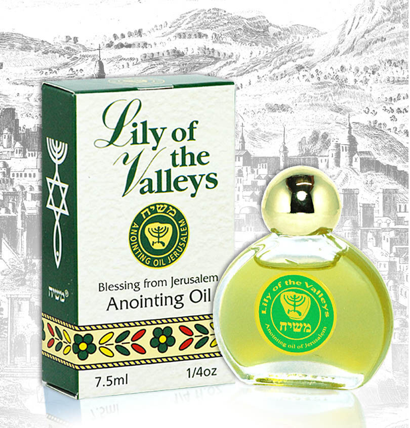 Consecrated Anointing Oil Lily of the Valleys Ein Gedi Jerusalem 0.25fl.oz/7.5ml