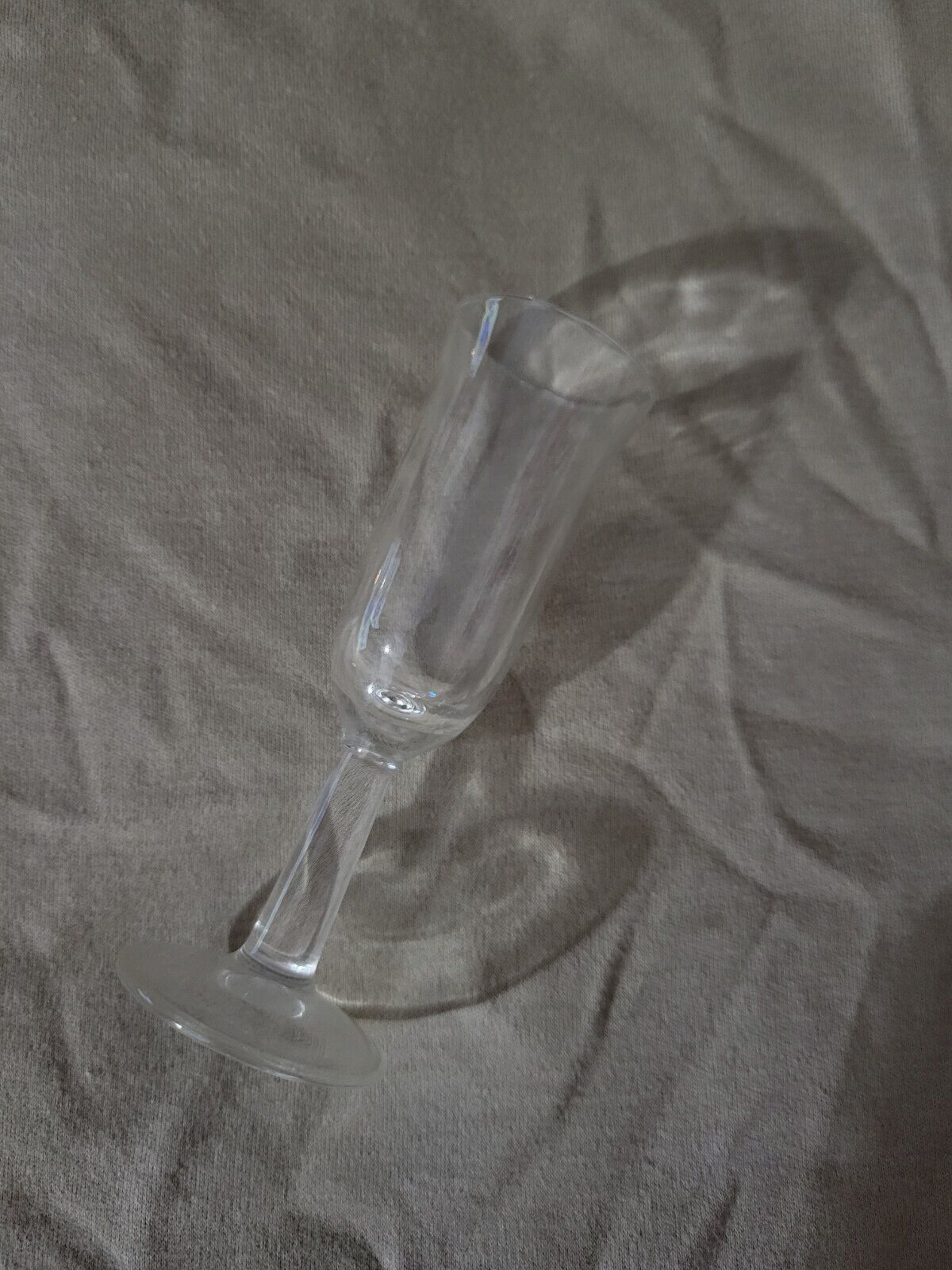 Vintage Cordial Mini Flute Style Shot Glass Clear (Single)
