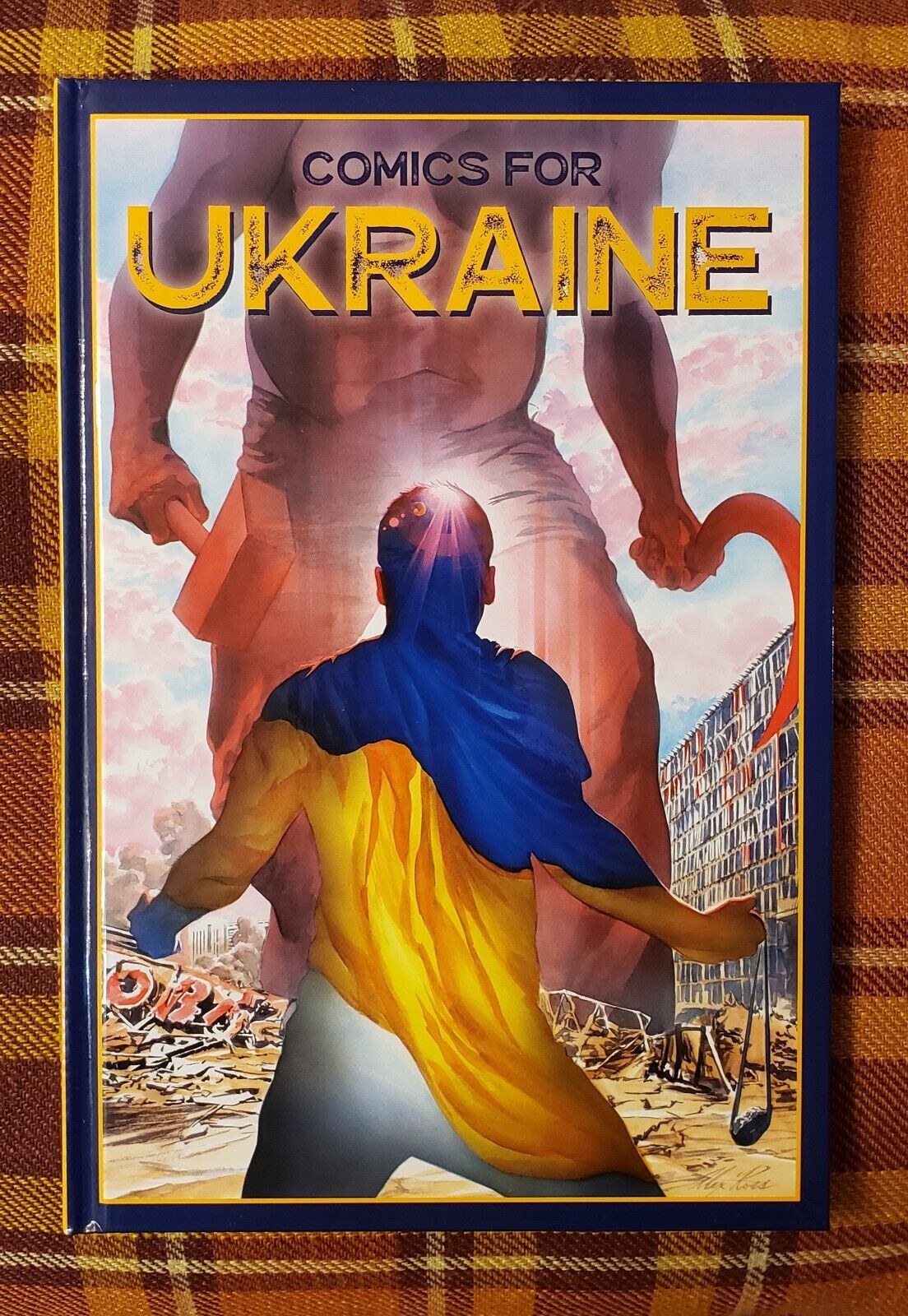 Autographed 12x Comics For Ukraine HC Aragones Chaykin Simonson Wagner SCARCE