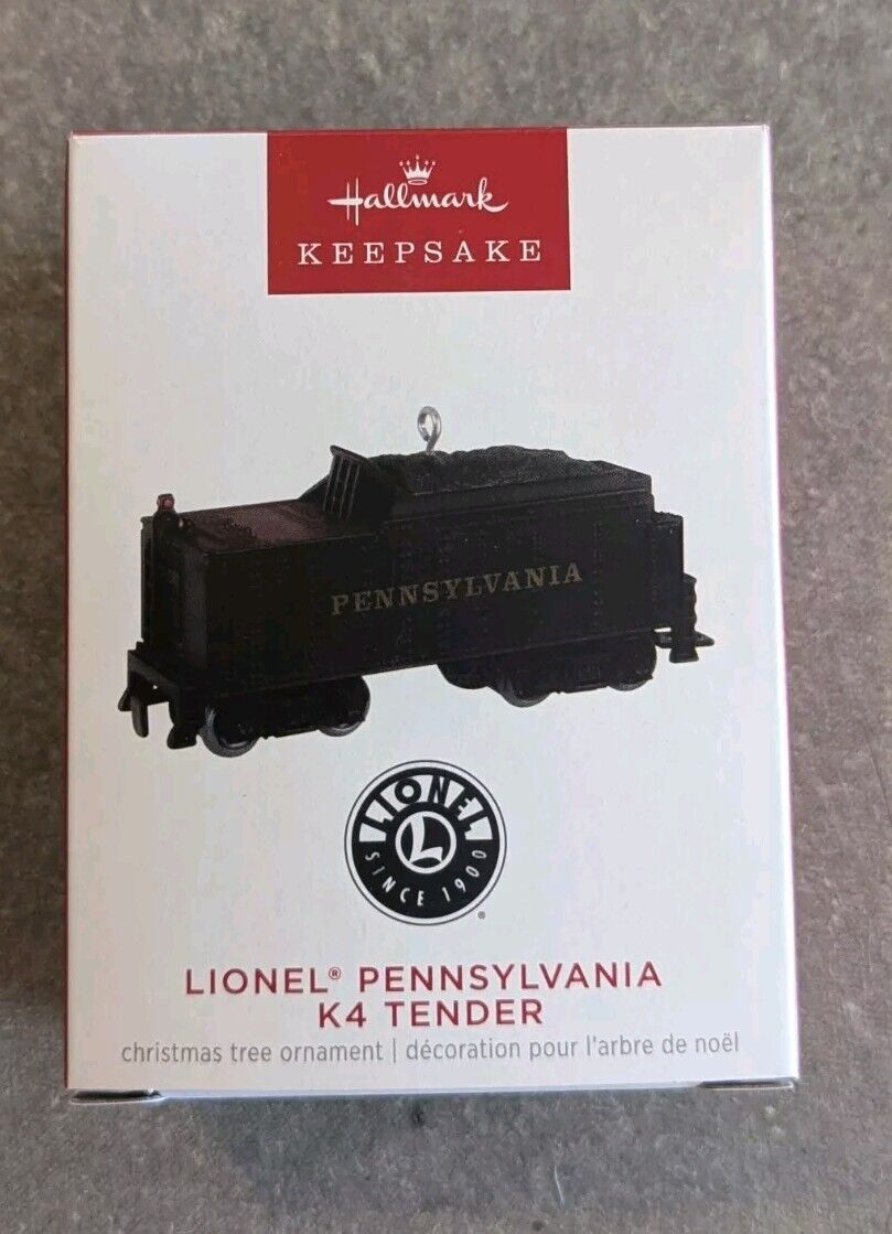 2023 Hallmark Keepsake Ornament Lionel Pennsylvania K4 Tender Train New In Box