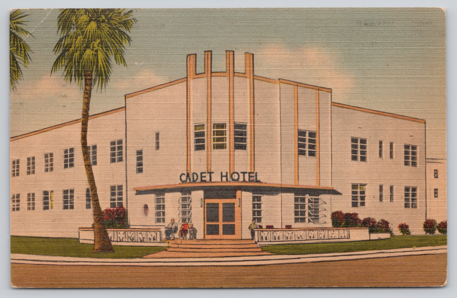 Postcard Miami, Beach, FL, Cadet Hotel, South Beach Art Deco 1950 A258