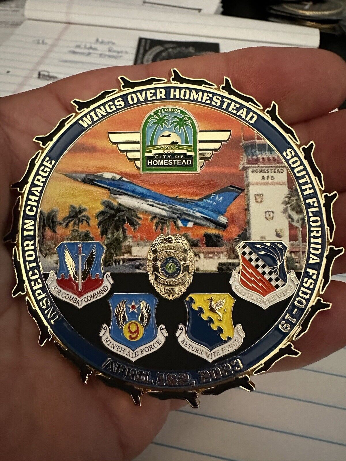 Wings Over Homestead 2023 Airshow Coin