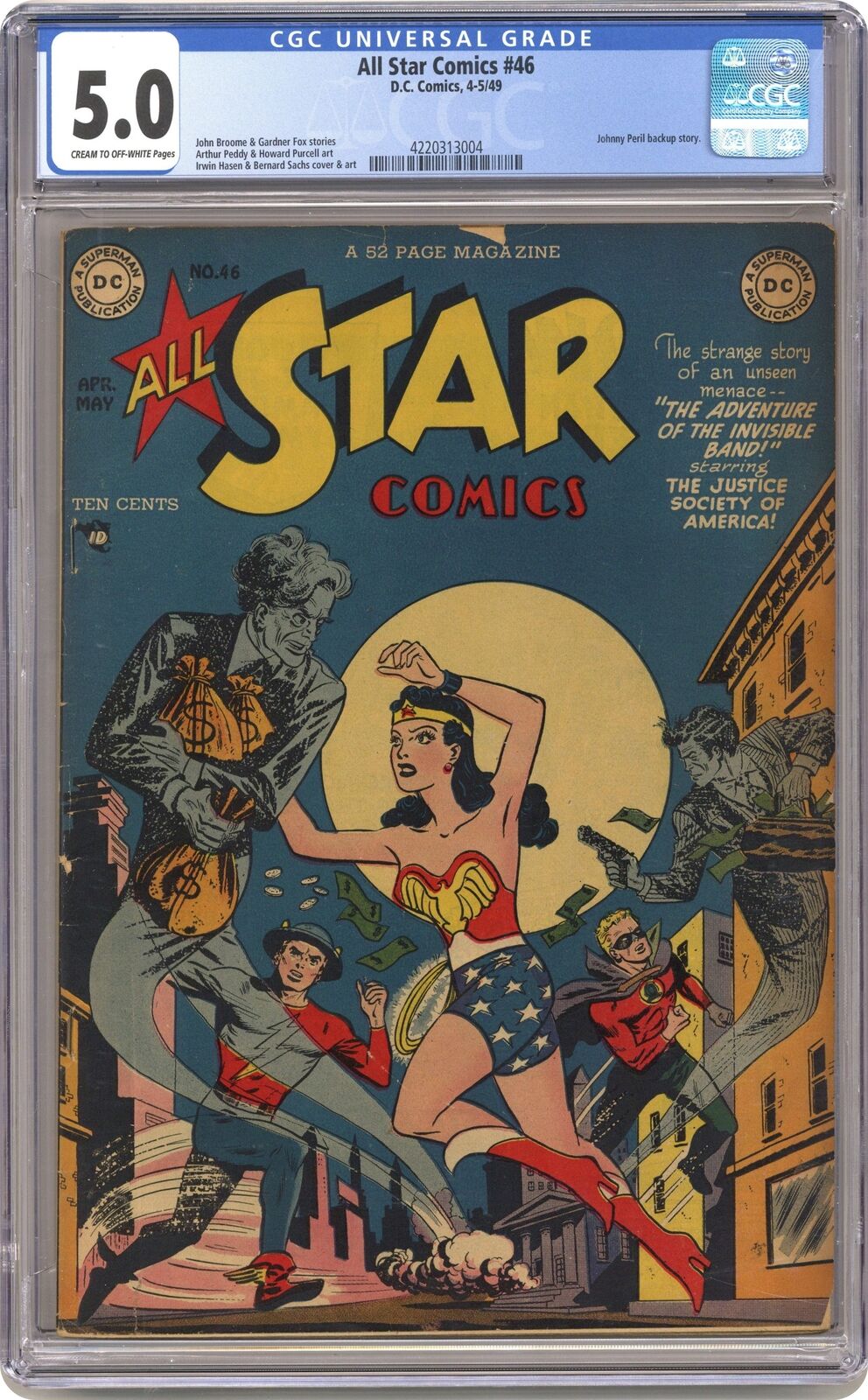 All Star Comics #46 CGC 5.0 1949 4220313004