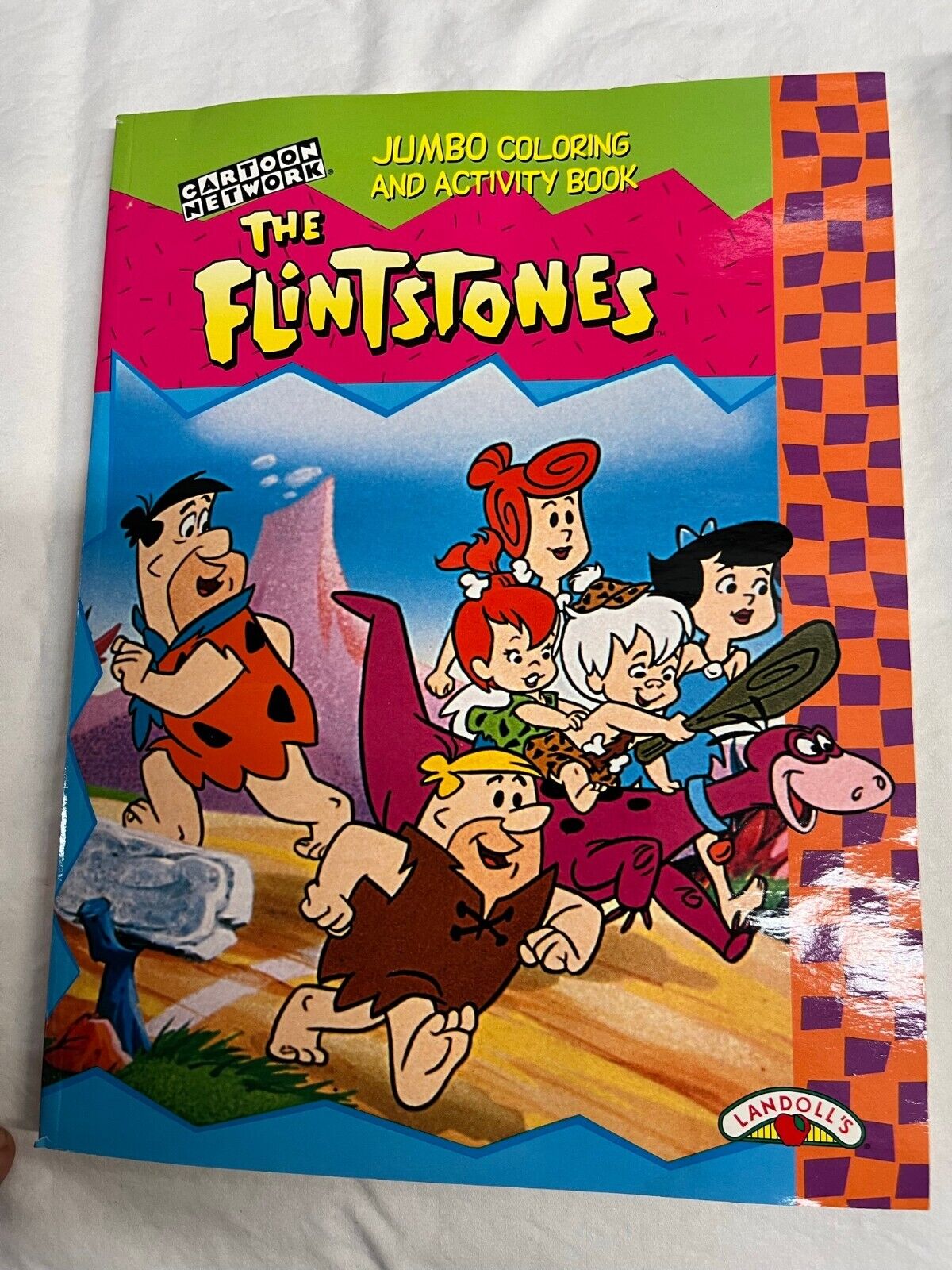 Vintage 1997 Cartoon Network The Flintstones Coloring And Activity Book 